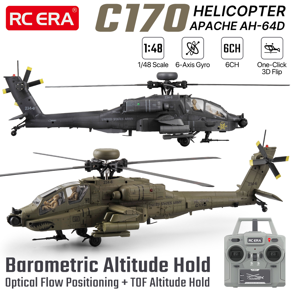 RC ERA 1/48 RC Helicopter 6CH  - Rc Helicopter Case ulasan dan harga