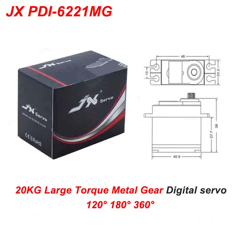 JX PDI-6221MG 20KG Large Torqu - Rc Helicopter Large ulasan dan harga